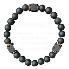 Black Lava Rock & Matte Onyx
