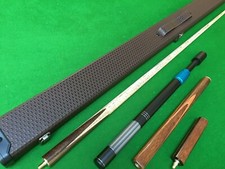 3/4 Handmade Ash and Rosewood 57.1 Inch Snooker Cue Set with 8.5mm Tip