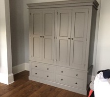 Wardrobe - Painted 4 Door over