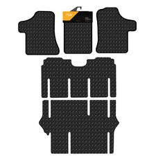 Fits Mercedes Viano 2005-2015 Full Set Tailored 3MM Rubber Heavy Duty Floor Mats