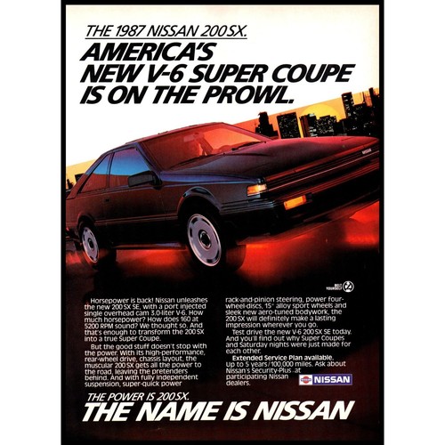 1987 nissan 200sx super - 1987,