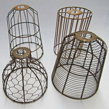 Wire lampshade industrial