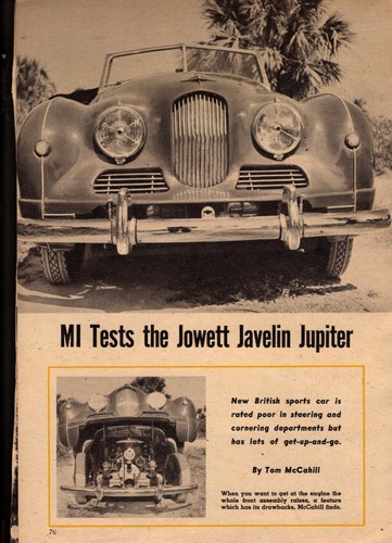 1951 jowett javelin - jowett,