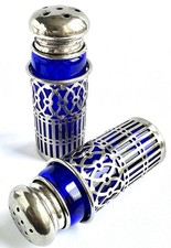 Antique Silver Plated Salt &