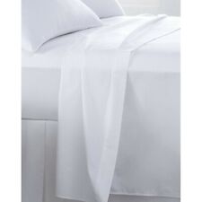 Egyptian 100% Cotton Plain White Crisp Feel 250 Thread Count Smooth Bed Linen  