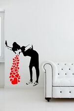 Banksy Love Sick - Iconic Graffiti Amazing Vinyl Wall Stickers High Quality NEW