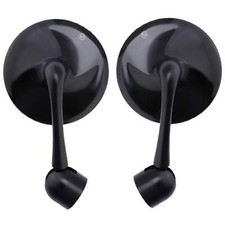 Handlebar end mirror pair for steering tube inner diameter of 12 mm - 22 mm