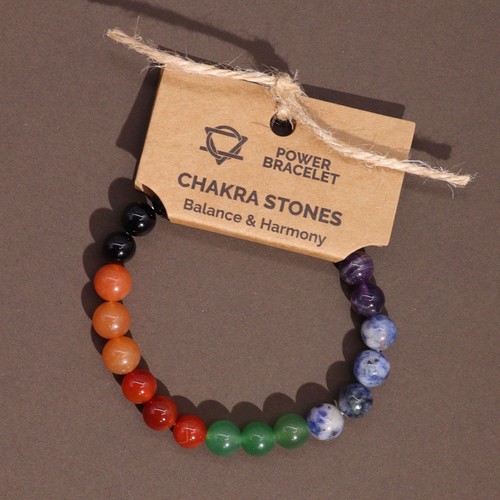 Power bracelet chakra stones - power,