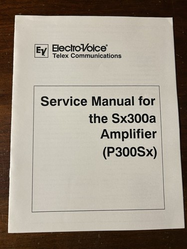 Electro voice sx300a p300sx - electro-voice,