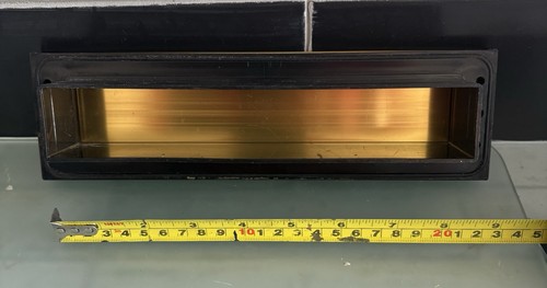 Gold aluminium front door - gold,