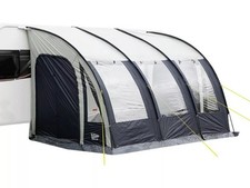 Leisurewize Ontario 390 Ultimate Caravan Poled Porch Awning 390cm Charcoal