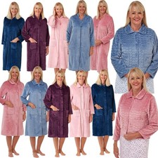 Ladies Embossed Dressing Gown