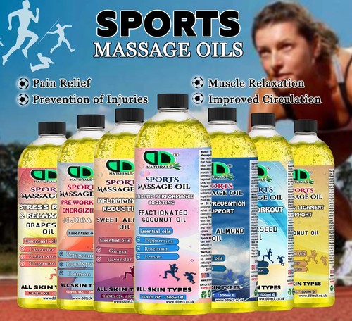 Sports massage oil muscle rub - sports,