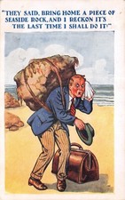 OLD COMIC  POSTCARD SEASIDE