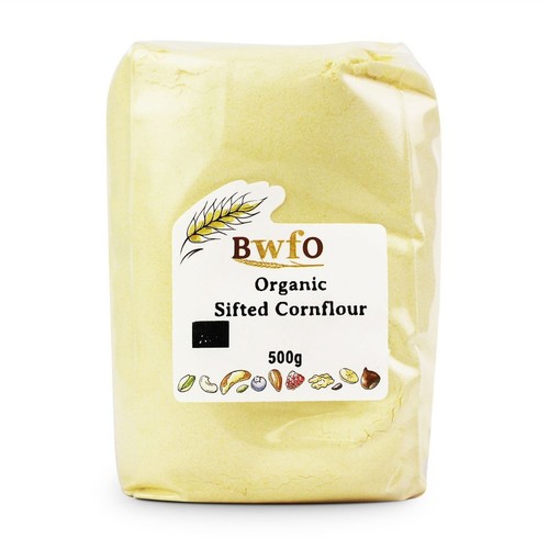 Organic cornflour sifted 500g - sifted,