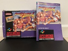 Street Fighter II Turbo - Nintendo Super NES SNES -  BOX AND MANUAL ONLY NO GAME