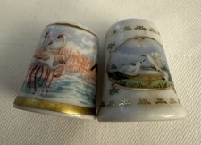2 X BIRD THEMED THIMBLES