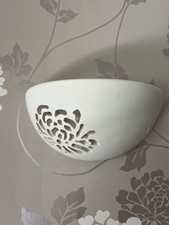  Pair of Wall Lights Plaster Finish & Paintable Laura Ashley Isadore compatible