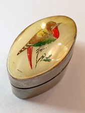 Vintage Metal Hand Painted