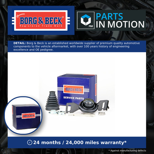 Propshaft centre bearing - centre, fits