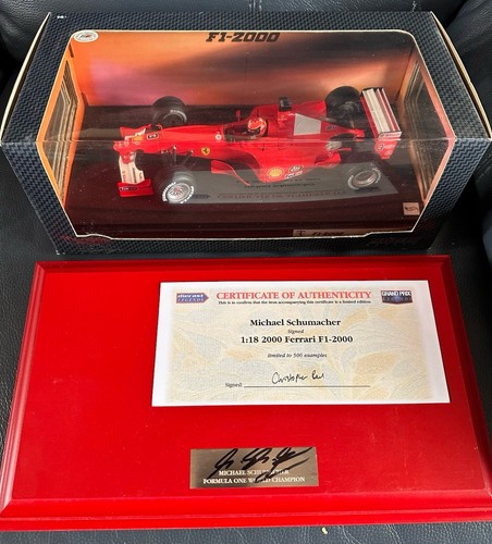 Michael schumacher signed - signed, red