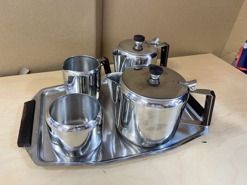 Stainless steel tea service - stainless,