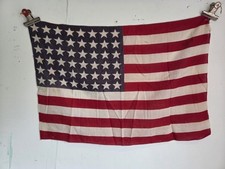 48 Star Small Vintage Cotton American Flag USA Stars And Stripes Printed