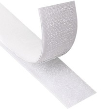 Hook and Loop Strip Tape 8 Meter Self Adhesive Sticky Back Fastening Tape 20 mm