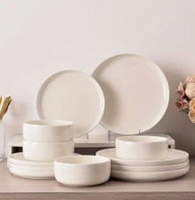 12pcs Dinnerware Set White