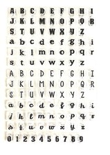 Alphabet Stamps 4 Fonts and