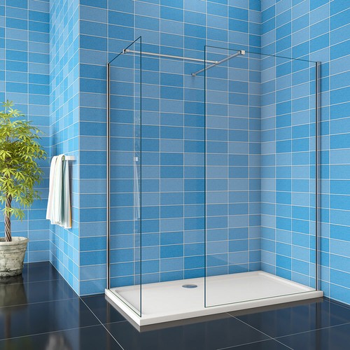 Walk shower enclosure - shower, wet