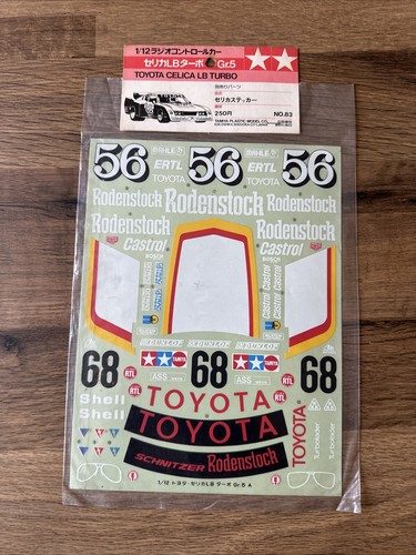 Tamiya decal toyota celica - tamiya,