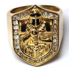 Gold plated knight templar - gold,