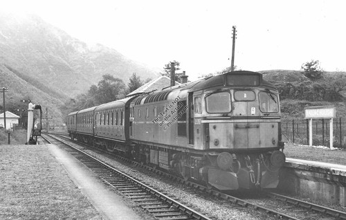 1965 ballachulish train - ballachulish,