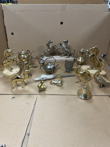 Mixed selection brass and - of,