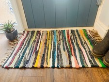 Rainbow Chindi Rug - Recycled