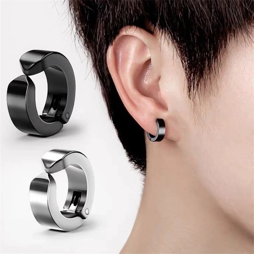 Fake hoop earrings for - hoop,