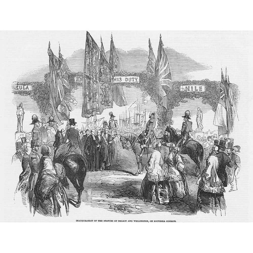 Portsmouth unveiling nelson - portsmouth,