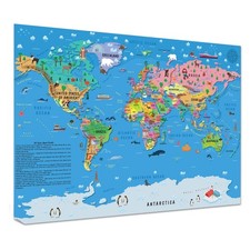 Children’s World Map Poster