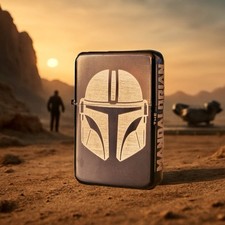 Mandalorian Helmet Engraved