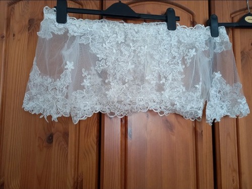 Ivory lace bridal - ivory, size