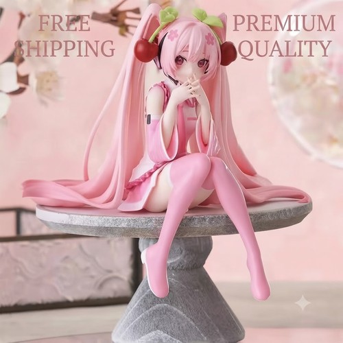 Hatsune miku pink dress sakura - hatsune,