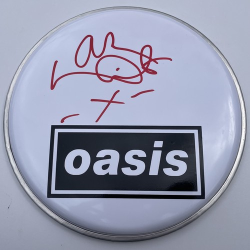 Signed oasis alan white - signed, 8”