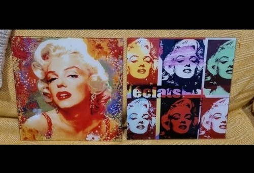 Square glass marilyn - x,