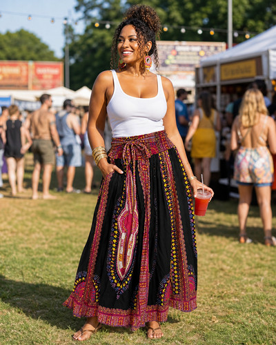 Women african dashiki print - women's,