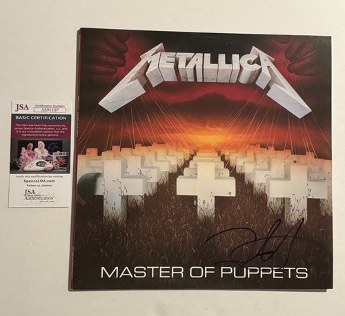 Kirk hammett signed - hammett, vinyl