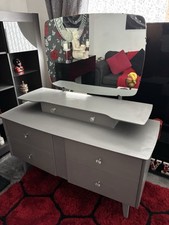 Dressing Table. Very Sturdy. Up-cycled. Was Originally Dark Wood.