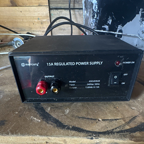 Mercury 15a regulated - mercury, 13.8v
