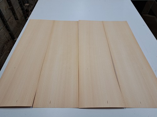 White beech veneer 4 - white, natural