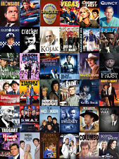 Multi-Listing Crime Detective Police TV show  retro metal plaques poster images